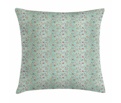 Chaotic Doodle Ocean Starfish Pillow Cover