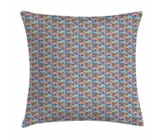 Retro Leaves and Plants Art Pillow Cover