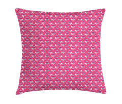 Abstract Flowers Pillow Cover