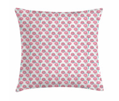 Circles Dots and Bars Art Pillow Cover