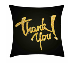 Thankful Phrase Simple Pillow Cover