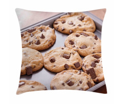 Chocolate Snacks on a Tray Pillow Cover