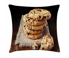 Stacks of Baked Doughy Goods Pillow Cover