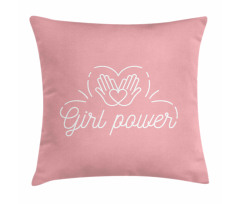 Simple Design Lettering Pillow Cover