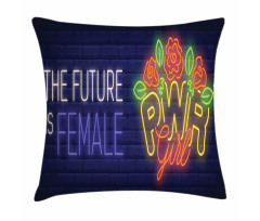 Future is Female Pillow Cover