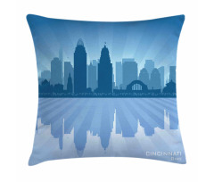 Reflection Cityscape Pillow Cover