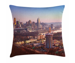 Center of the City Urban Pillow Cover