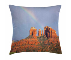 Rainbow Above Grand Canyon Pillow Cover