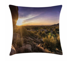 Scenic Sunrise Sandstones Pillow Cover