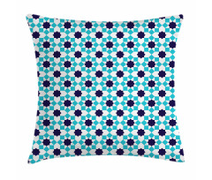 Moroccan Star and Squares Pillow Cover