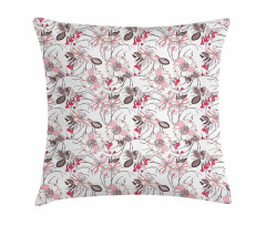 Romantic Floral Blossom Pillow Cover