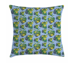 Exotic Botany Repetition Pillow Cover