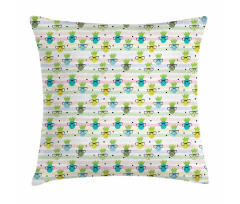 Funny Pineapple Glasses Pillow Cover