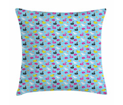 Duck Flamingo and Unicorn Pillow Cover