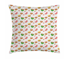 Seasonal Colorful Design Pillow Cover