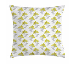 Lily Flowers Sketch Artwork Pillow Cover