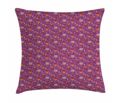 Botanical Garden Elements Pillow Cover