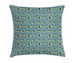 Exotic Tomtits Animal Pattern Pillow Cover