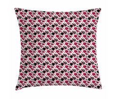 Grunge Pomegranate and Stains Pillow Cover