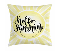 Modern Typography Pillow Cover