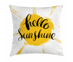 Summer Season Words Pillow Cover