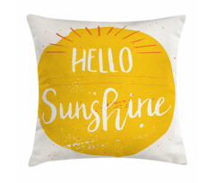 Words Summer Season Pillow Cover