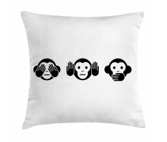 Simple Animal Graphic Pillow Cover