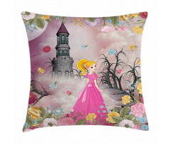 Fairy Tale Theme Cartoon Pillow Cover