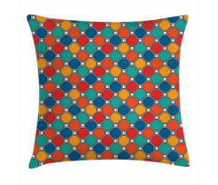 Octagons with Squares Pillow Cover