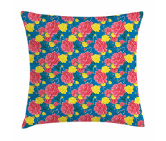 Valentine's Rose Blossoms Pillow Cover