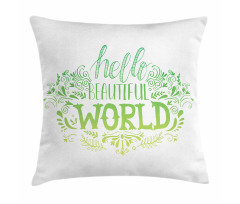 Hello World Pillow Cover