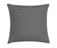 Minimalist Maze with Zigzags Pillow Cover