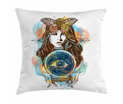 Third Eye Fortune Teller Pillow Cover