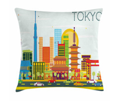 Unique Architecture Tourism Pillow Cover