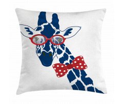 Long Neck with Bowtie Pillow Cover