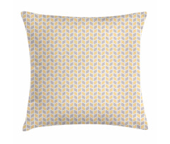 Soft Toned Zigzags Pillow Cover