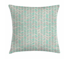 Boho Vintage Zigzags Pillow Cover