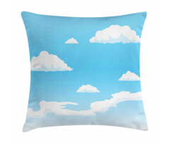 Summer Season Weather Pattern Pillow Cover