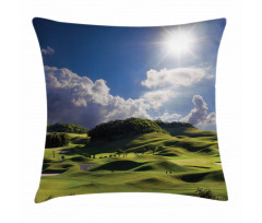 Summer Pasture Grassy Hills Pillow Cover