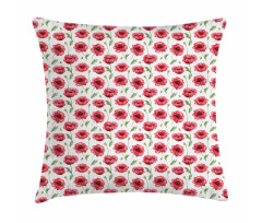 Aquarelle Blossom Ornamental Pillow Cover