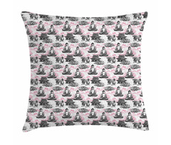 Oriental Dragon House Pillow Cover