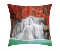 River in the Fall Pillow Cover