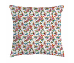Retro Swallowtail Wings Pillow Cover