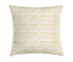 Spring Season Monochrome Pillow Cover