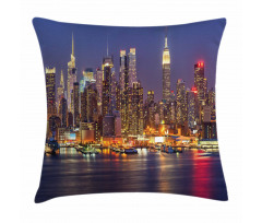 Urban Life Theme Pillow Cover