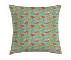 Silhouettes of Petals Pillow Cover