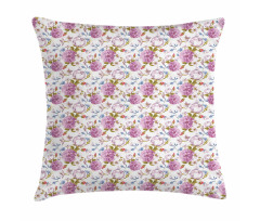 Retro Nature in Pastel Tones Pillow Cover