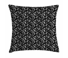 Swirls Leaves Foliage Pillow Cover