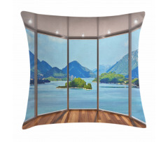 Beach Seaside Hills Window Pillow Cover