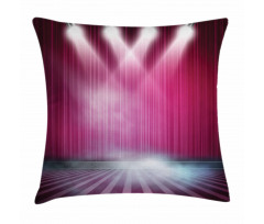 Stage Drapes Curtains Image Pillow Cover